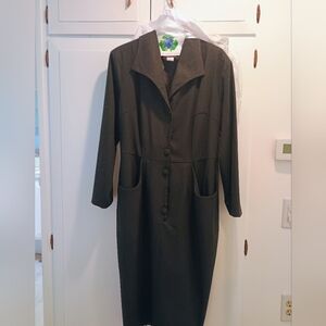 Vixen Micheline Pitt Miss Kitty Secretary Dress Grey XL No Belt